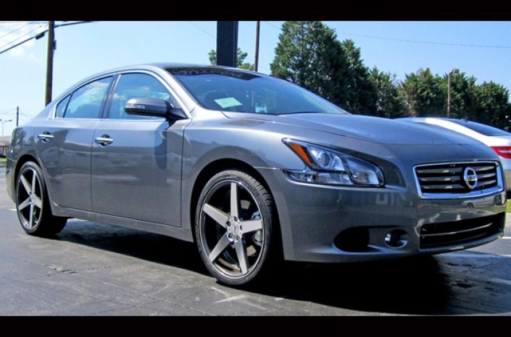 NISSAN MAXIMA SOCHI GUN METAL MACHINED FACE